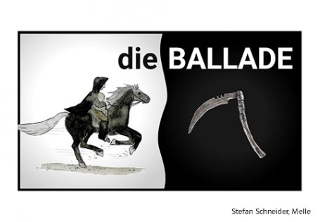 Die Merkmale einer Ballade bildhaft dargestellt – mit Sketchnotes