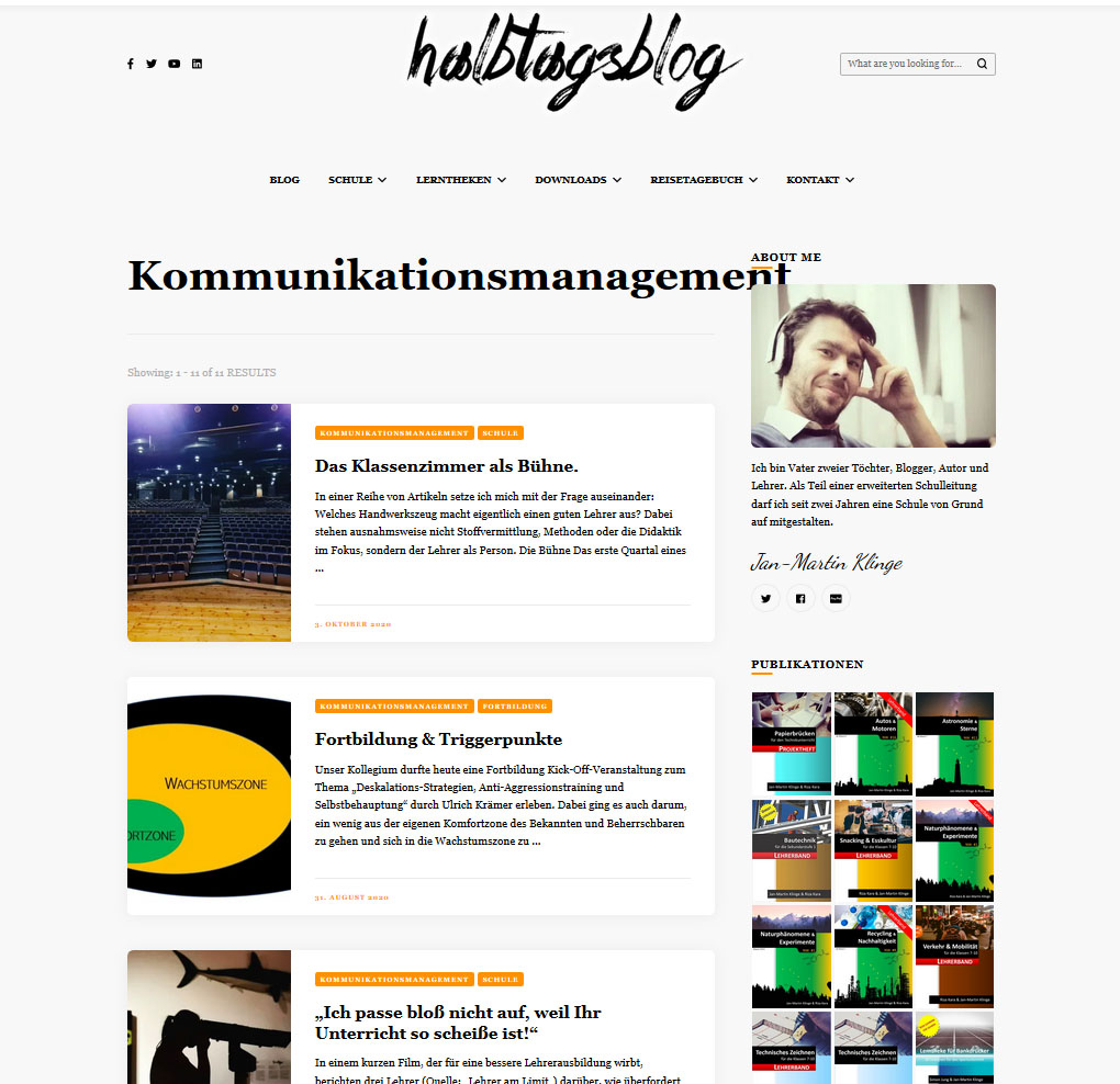 Halbtagsblog