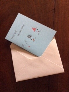 Postkarte frohe Weihnachten