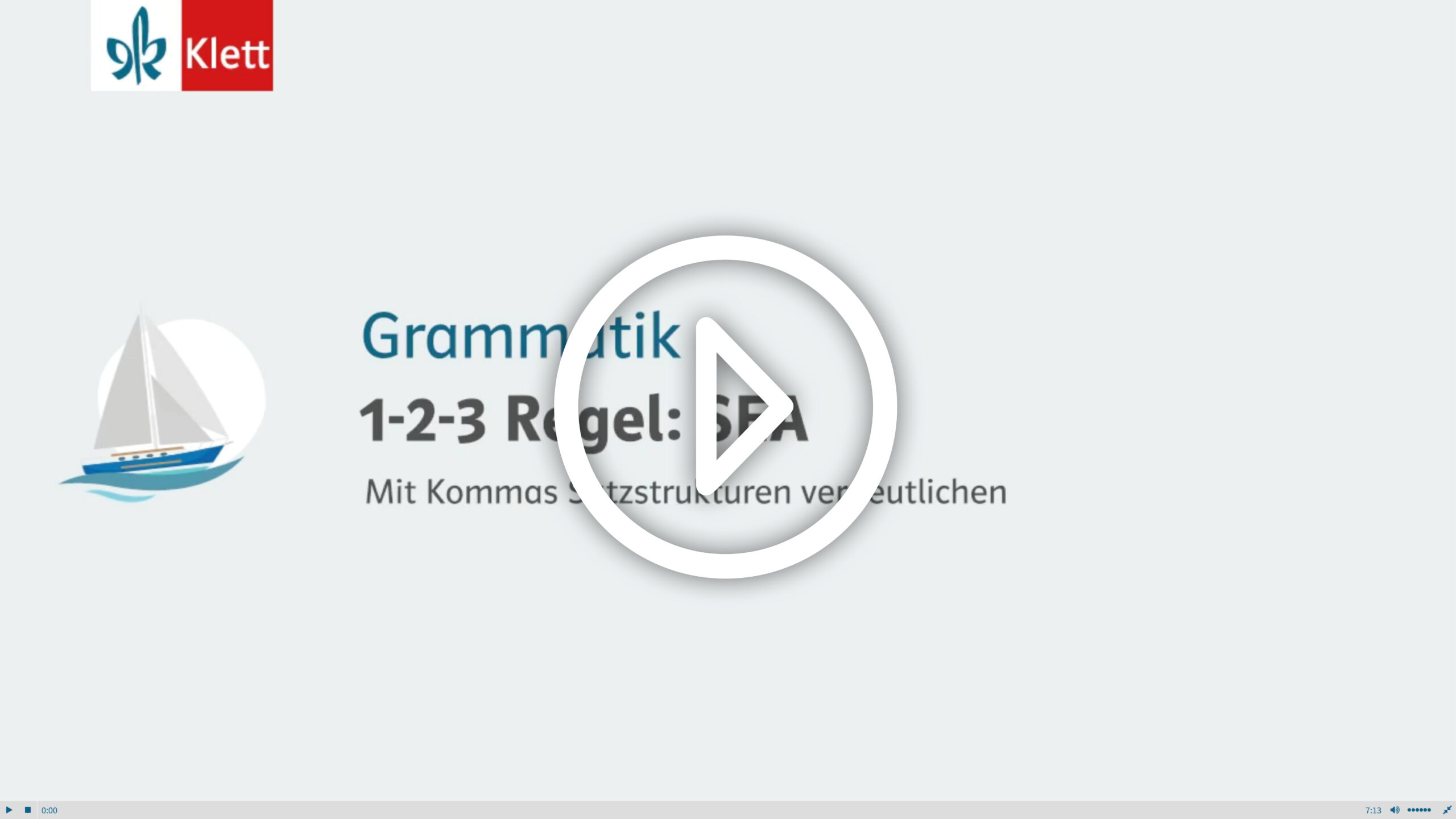 Kommasetzung Erklärvideo