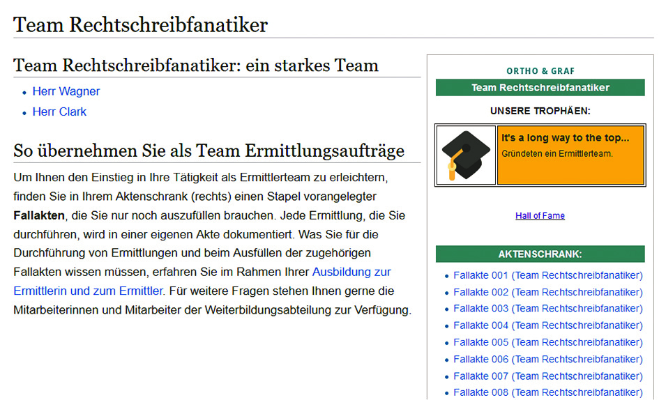 Abbildung Team Rechtschreibfanatiker