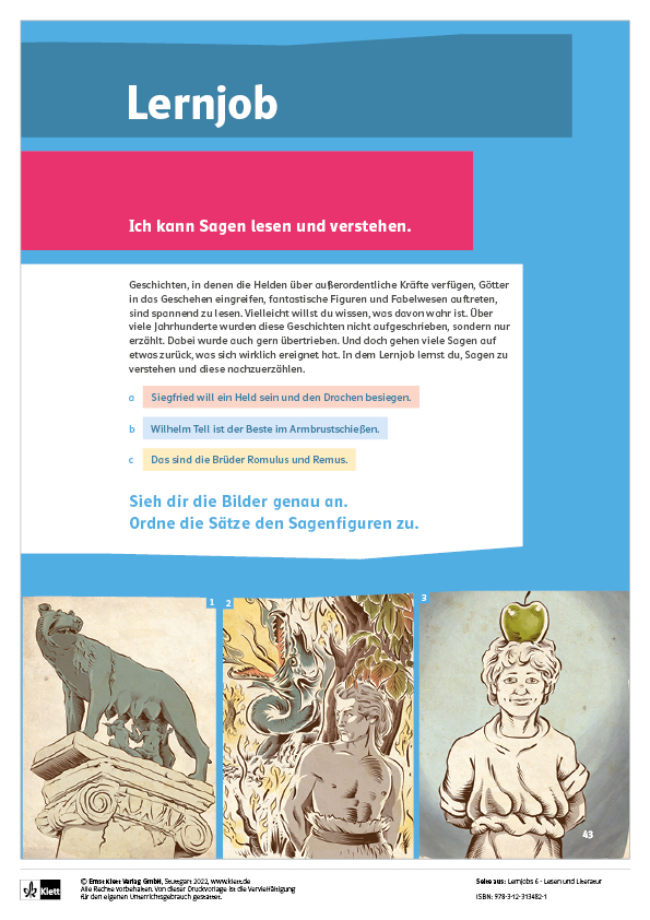 Lernjobs 6 Lesen und Literatur