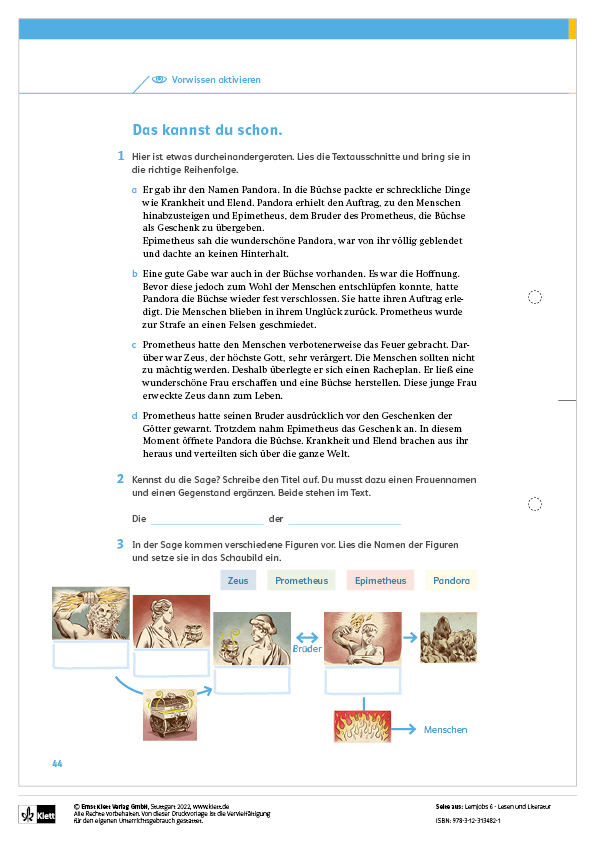 Lernjobs 6 Lesen und Literatur