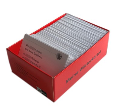 Grundwortschatzkartei Grundwortschatzkartei Faltbox