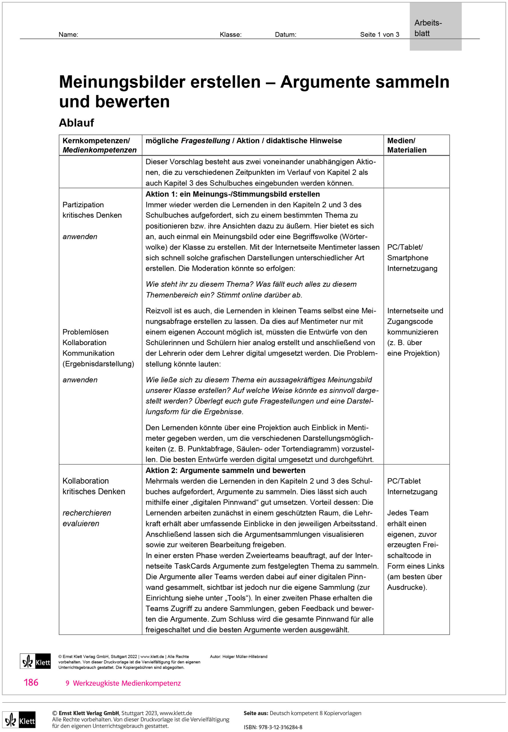 Seite_aus_Deutsch_kompetent_8_Kopiervorlagen_Seiten 186 Seite 186 aus Deutsch kompetent Kopiervorlagen 8