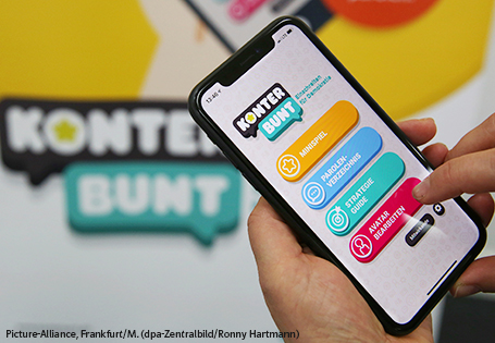 App Konterbunt, Deutsch Blog Klett