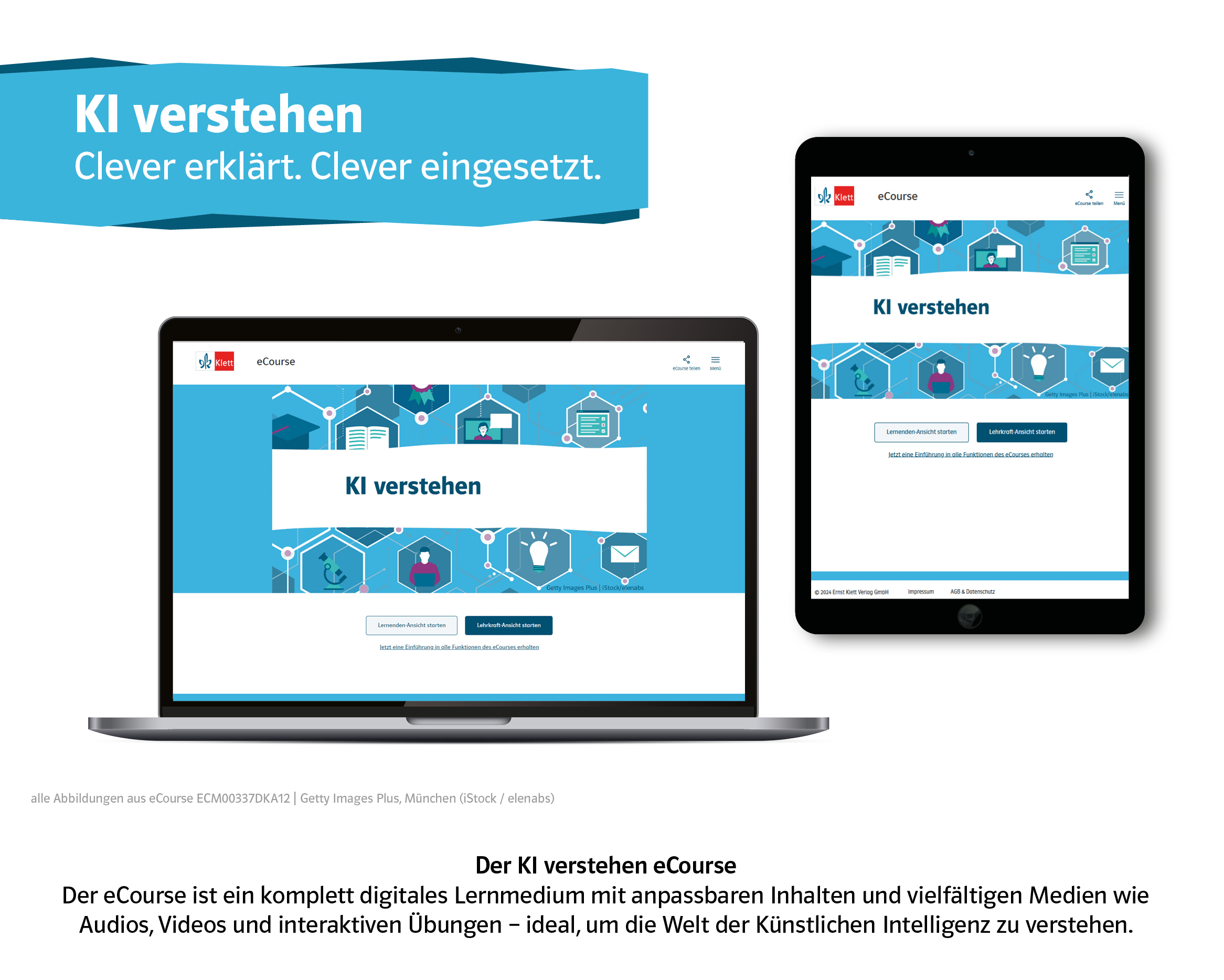 Deutsch Blog eCourse "KI verstehen" Blick ins Produkt