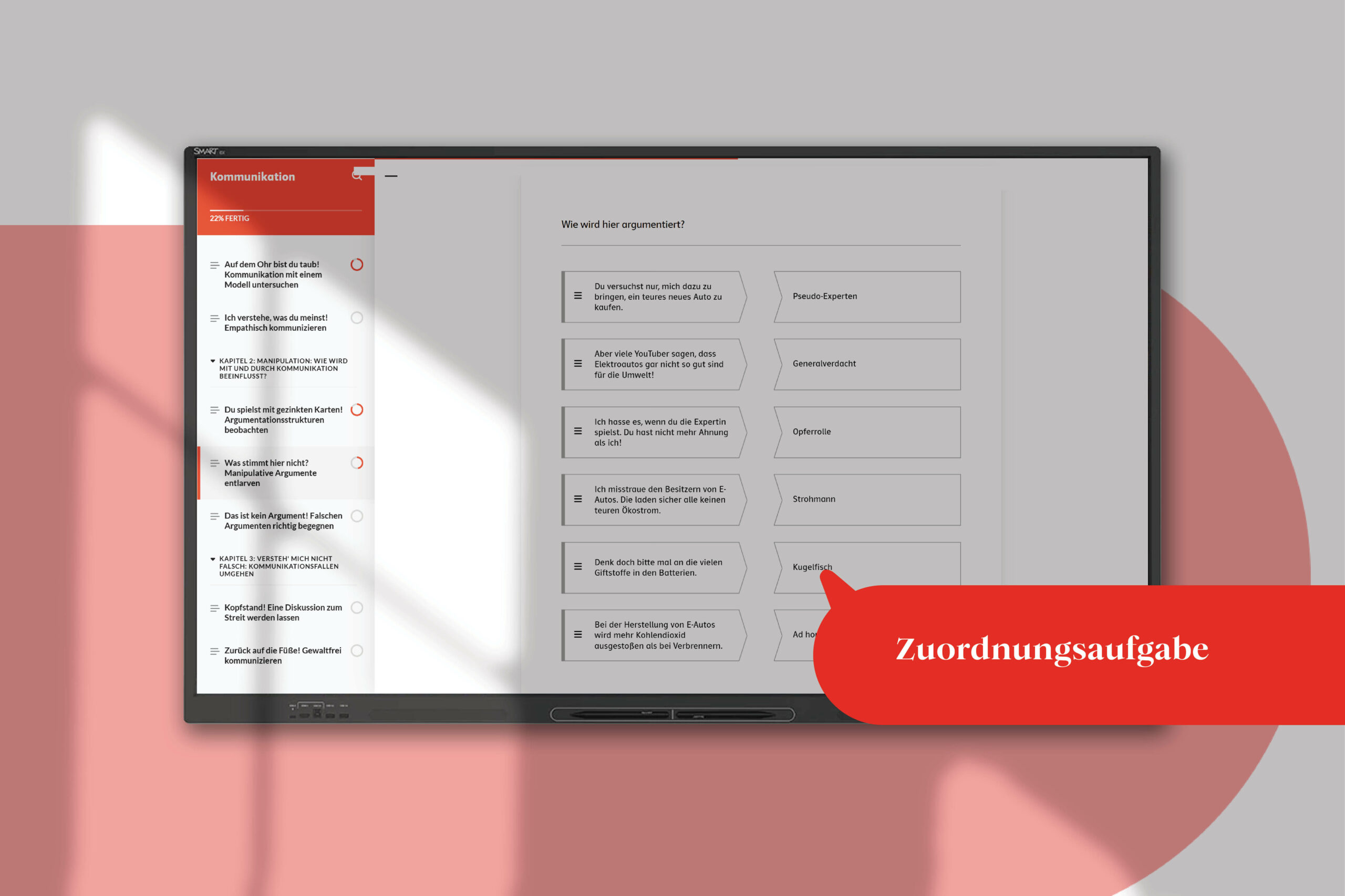 Screenshot teachkit Kommunikation