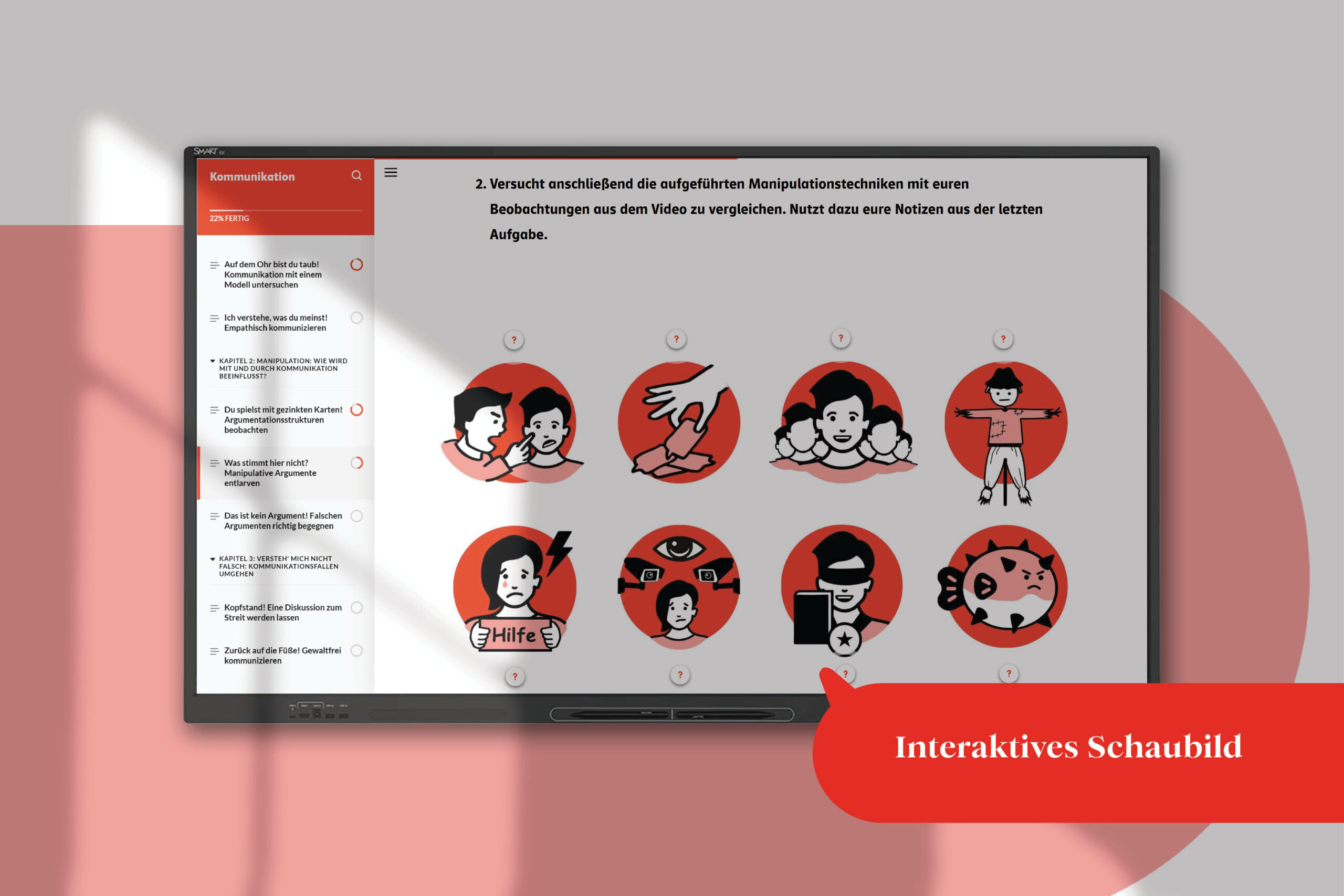 Screenshot teachkit Kommunikation