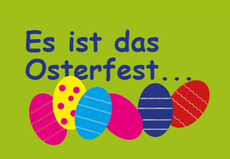 Beitragsbild Ostergedichte mit bunten Eiern