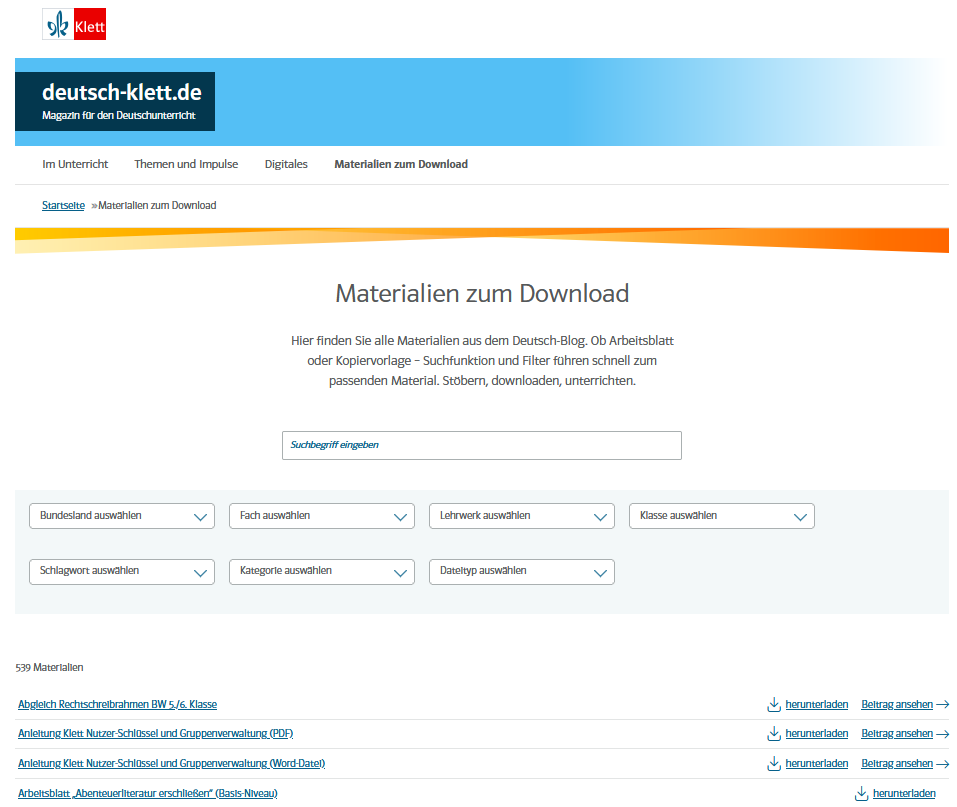 Neues Design im Deutschblog